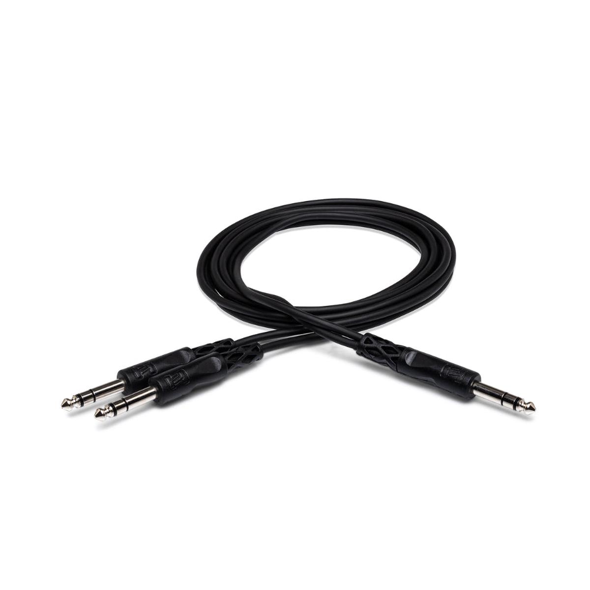 Hosa Technology 14 in TRS to Dual 14 in TRS Y Cable 3ft