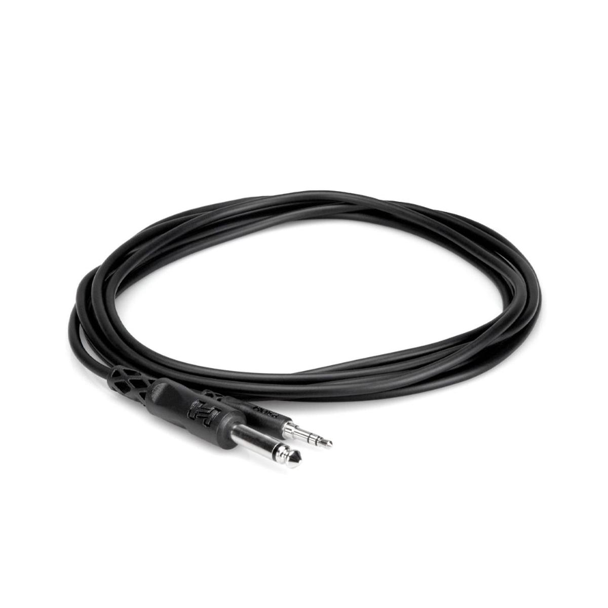Hosa Technology 14 TS to 35mm TRS Mono Interconnect 3ft