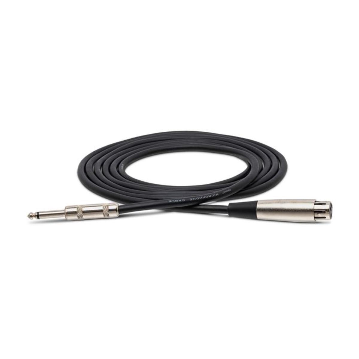 Hosa Technology XLR3F to 14 in TS Hi-Z Microphone Cable 5ft
