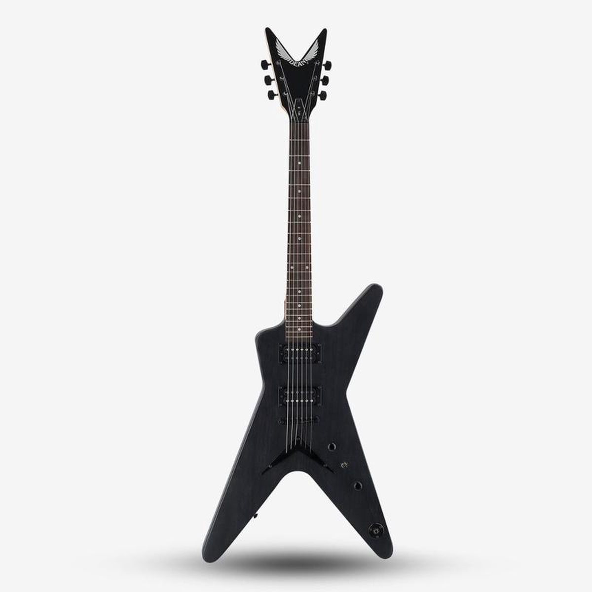Dean ML XM Humbucker Electric Guitar Rosewood FB Trans Black