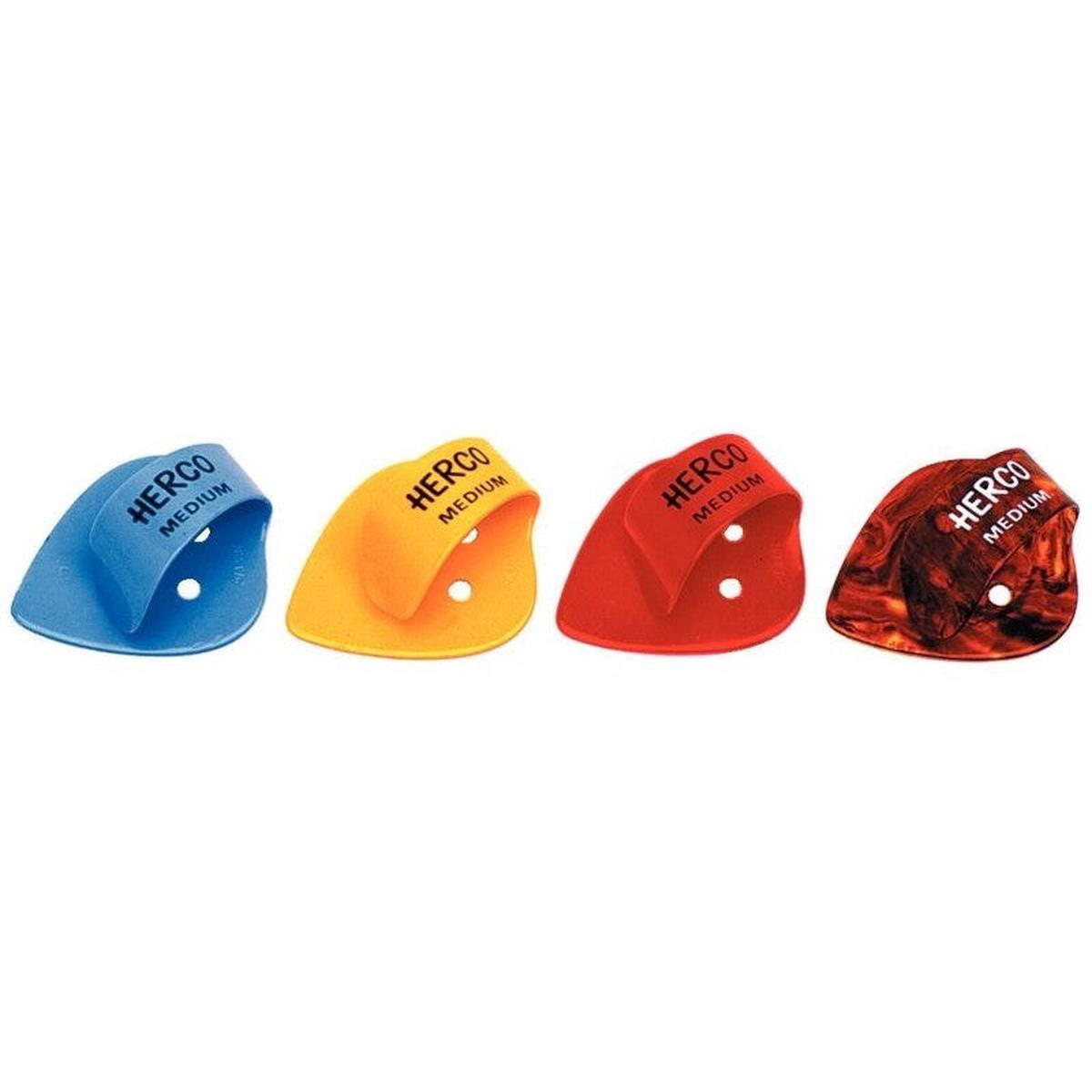 Herco - Flat Medium Thumbpicks 24 Pcs - HE112