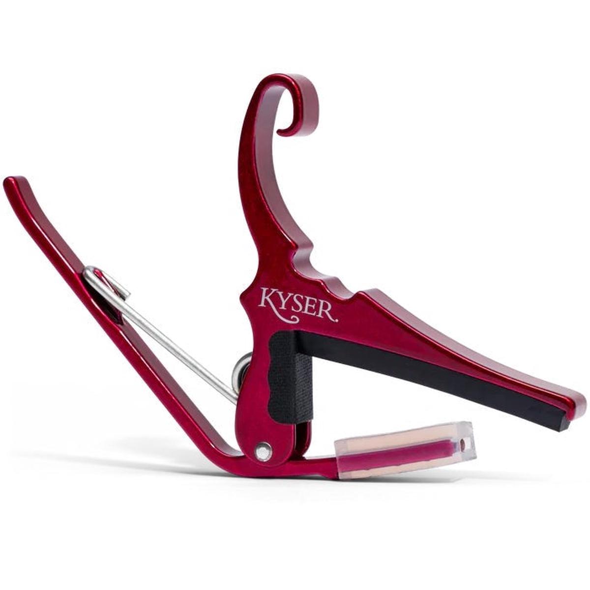 Kyser - Quick-Change Acoustic Guitar Capo - Red - KG6RA