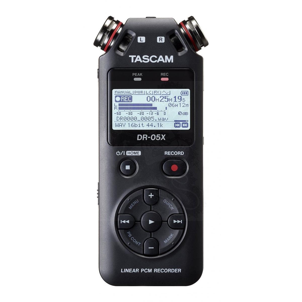 Tascam - DR-05X Stereo Handheld Audio Recorder and USB Audio Interface