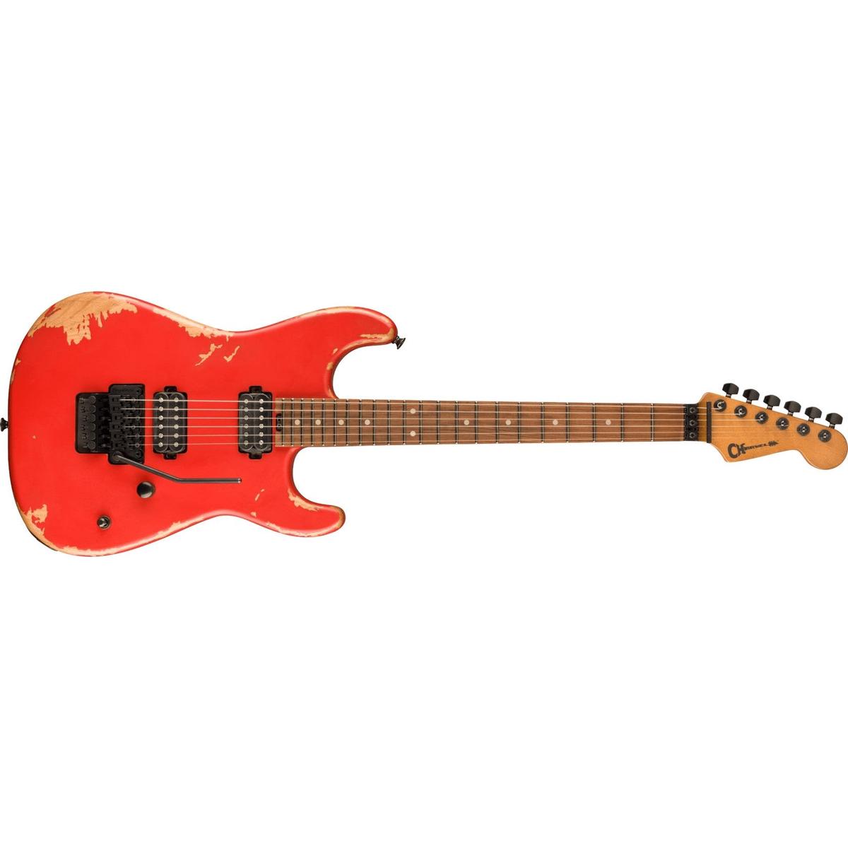 Charvel - Pro-Mod Relic San Dimas Style 1 HH FR PF - Pau Ferro Fingerboard - Weathered Orange - 296-5201-380