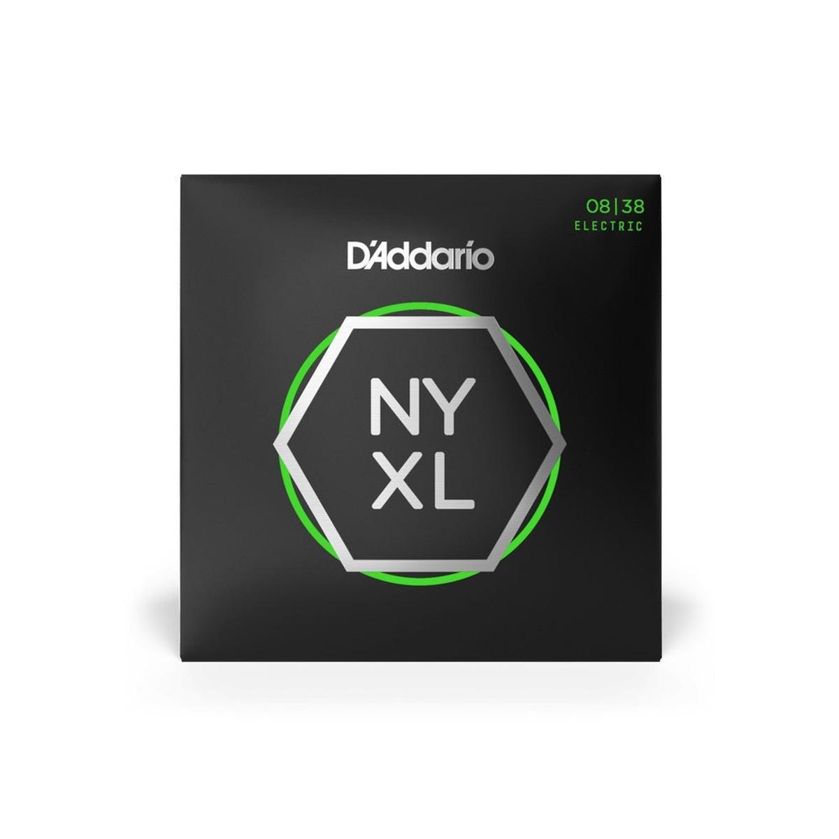 D'Addario - 08-38 Extra Super Light NYXL Electric Guitar Strings  - NYXL0838