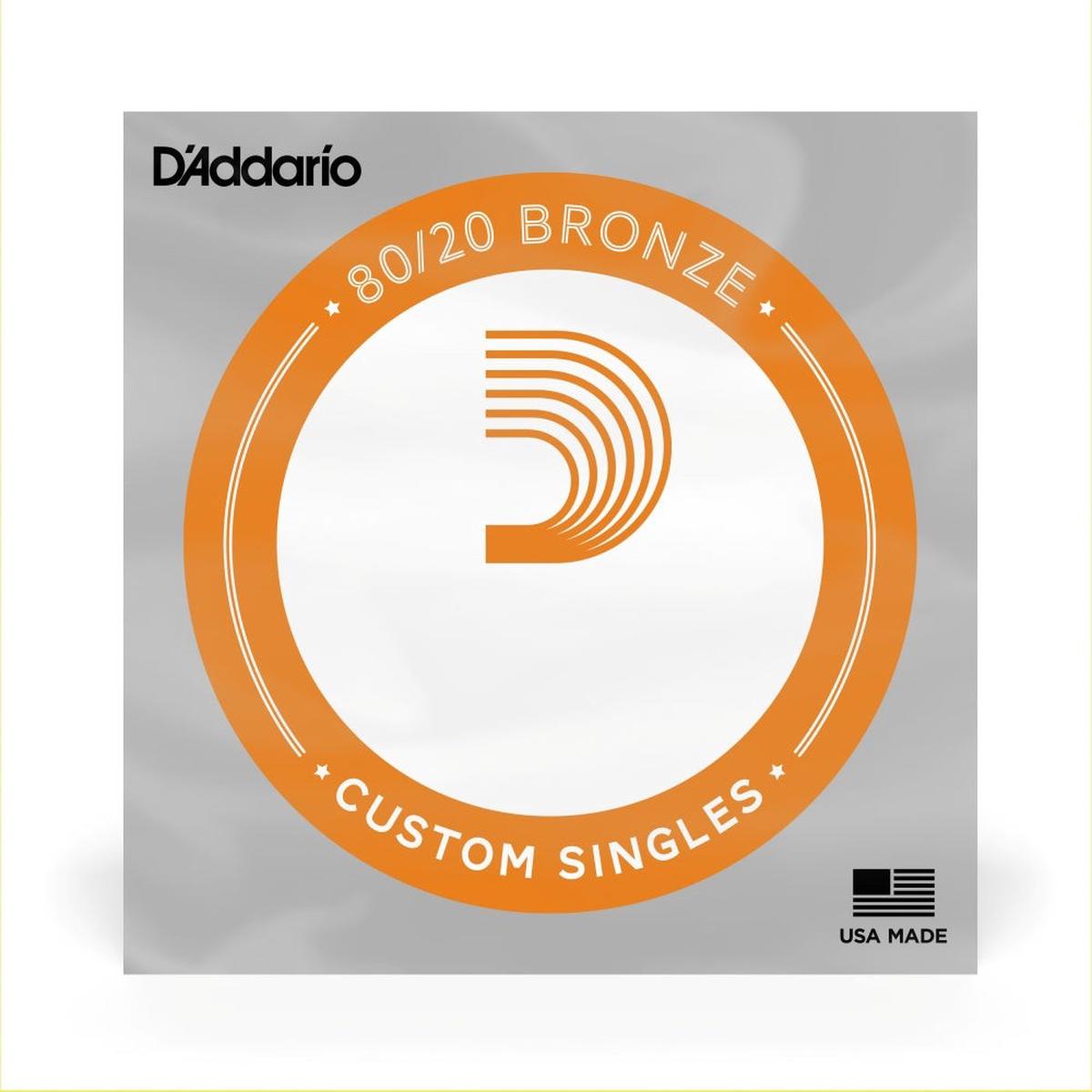 D'Addario - BW027 Bronze Wound Acoustic Guitar Single String - .027