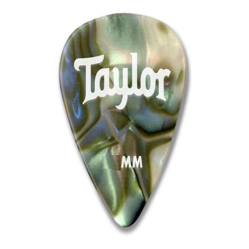 Taylor - Celluloid 351 Guitar Picks, Abalone, 12-Pack .71mm 80735