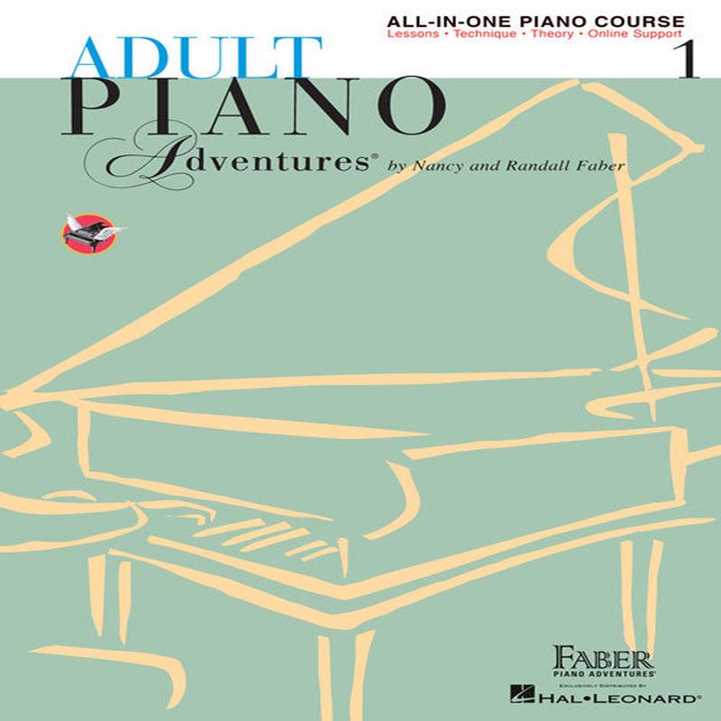 Adult Piano Adventures  All-in-One Piano Course Book 1  Book with Media Online