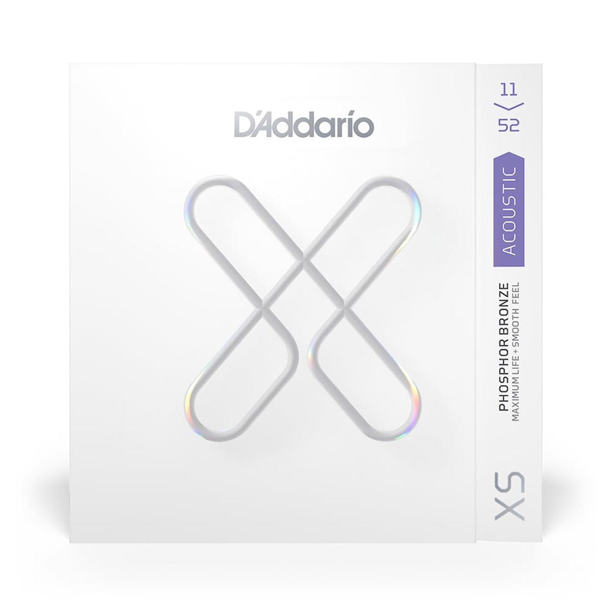 D'Addario -  XSAPB1152 Acoustic Phosphor Bronze, Custom Light, 11-52