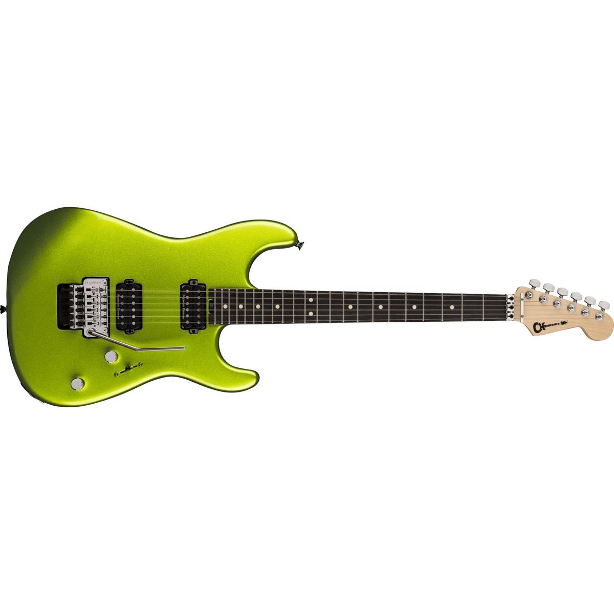 Charvel - Pro-Mod San Dimas Style 1 HH FR E - Ebony Fingerboard - Lime Green Metallic 296-5831-518