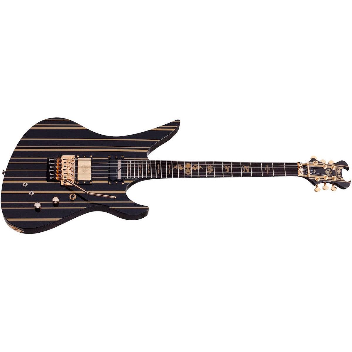 Schecter - Synyster Custom-S Gloss Black w/Gold Stripes 1742