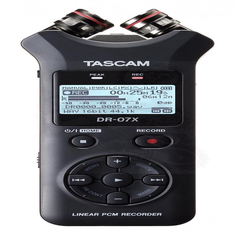 Tascam - DR-07X Stereo Handheld Audio Recorder and USB Audio Interface