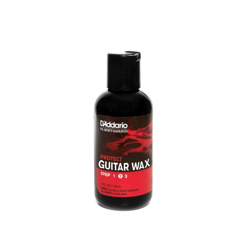 D'Addario Accessories - Protect - Liquid Carnauba Wax Step 2 of 3  4oz PW-PL-02