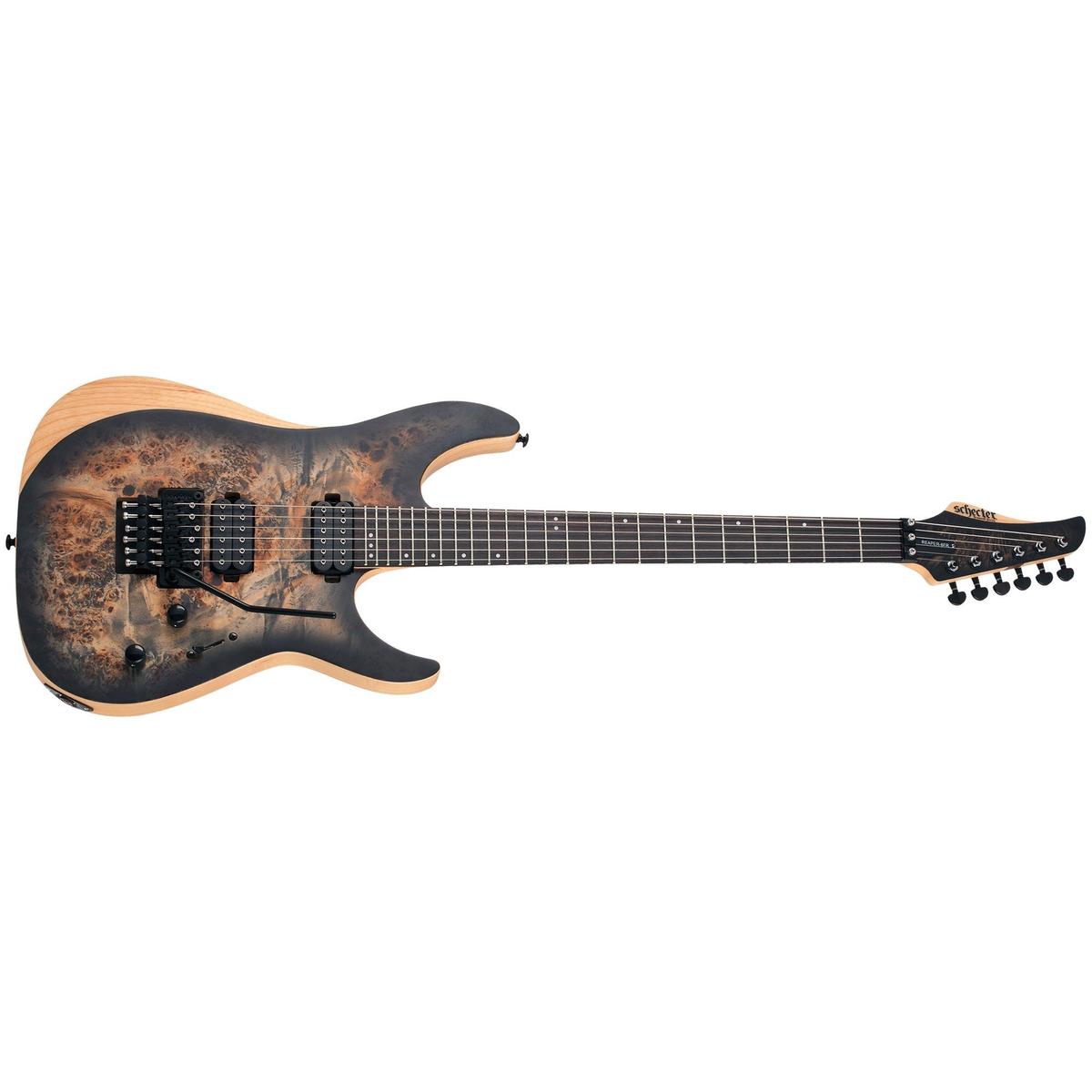 Schecter - Reaper-6 FR Satin Charcoal Burst (SCB) 1503