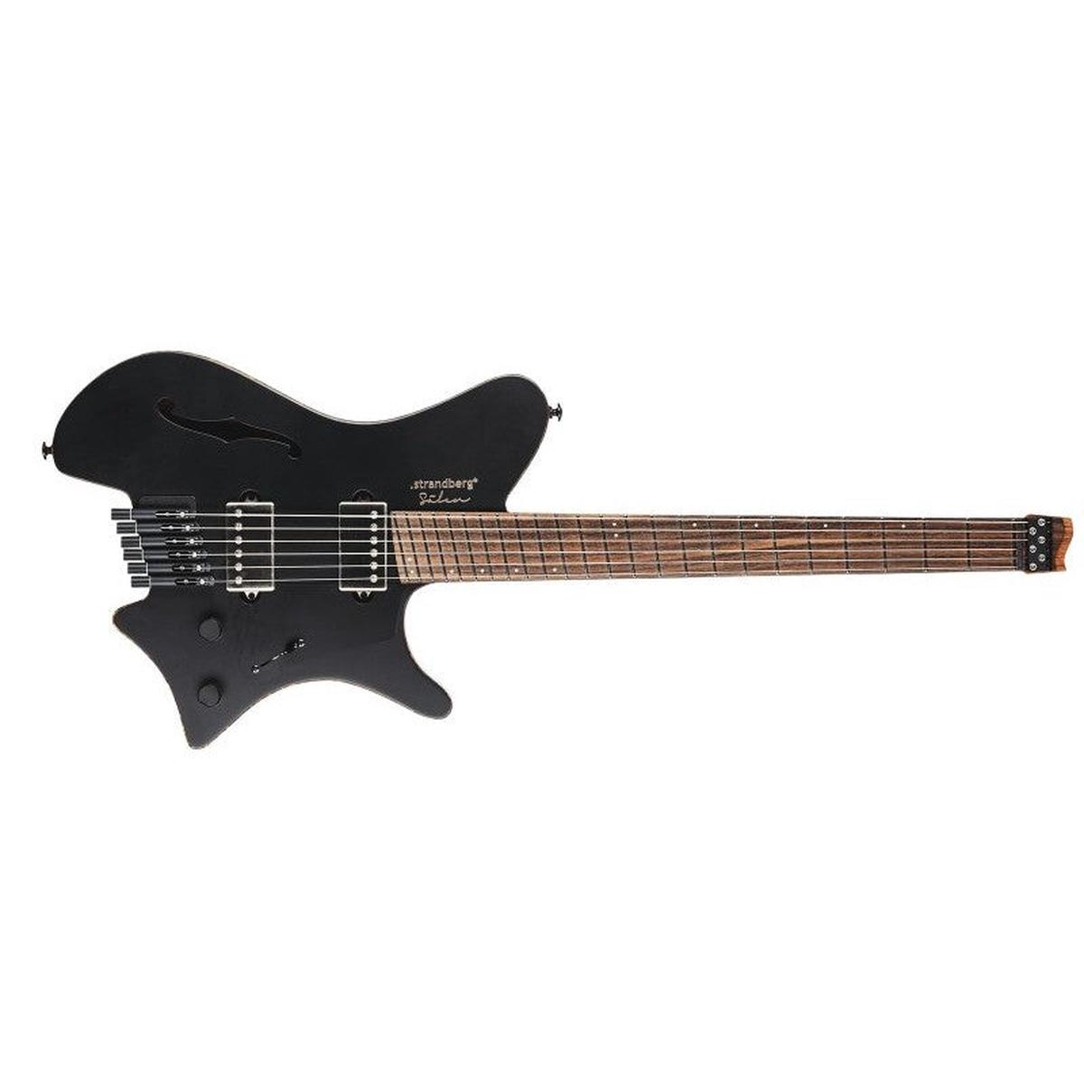 Strandberg - Salen Jazz NX 6 Electric Guitar - Black - SL6CT-23J-R-M-BK