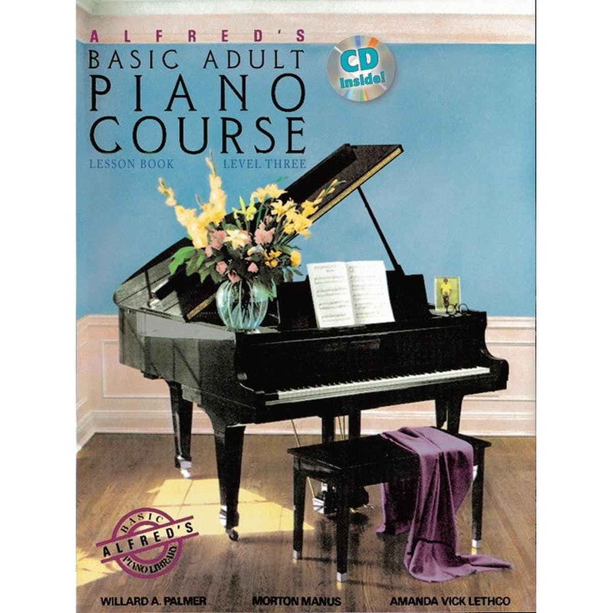 Alfred's Basic Adult Piano Course: Lesson Book 3 with CD