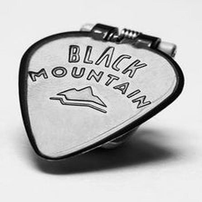 Black Mountain - Medium Gauge Thumb Picks Black Left Handed