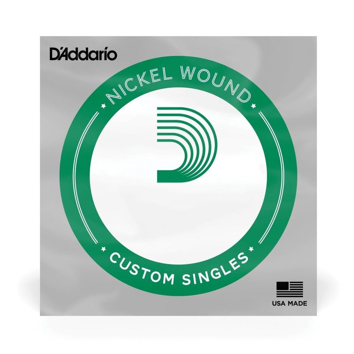 D'Addario - NW034 Nickel Wound Electric Guitar Single String, .034
