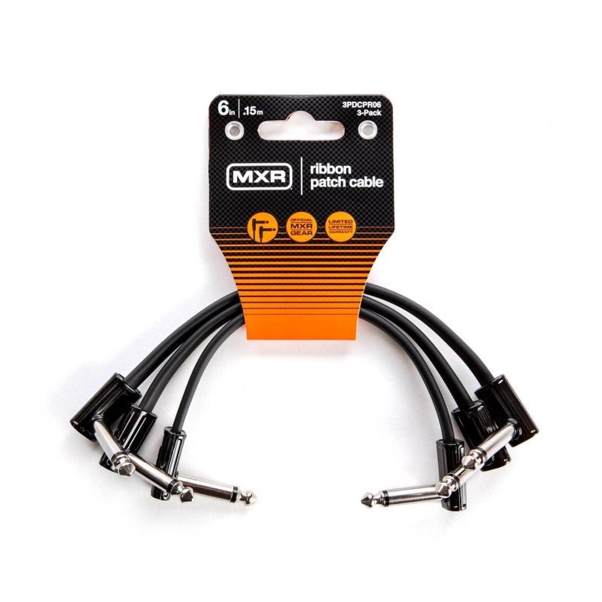 MXR - 6" Ribbon Patch Cable (3 Pack) - 3PDCPR06