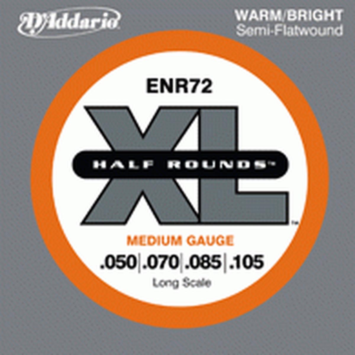 D'Addario - ENR72 Half Rounds 50-105- Long Scale