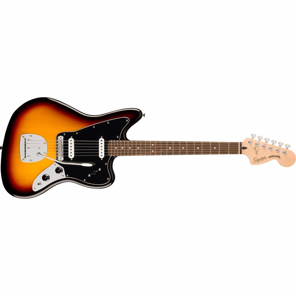 Squier - Affinity Series Jaguar - Laurel Fingerboard - Black Pickguard - 3-Color Sunburst - 037-8401-500