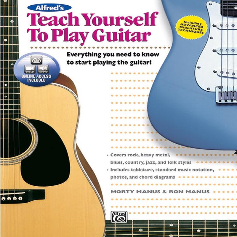 Alfred's Teach Yourself to Play Guitar with Guitar Book & Online Video/Audio