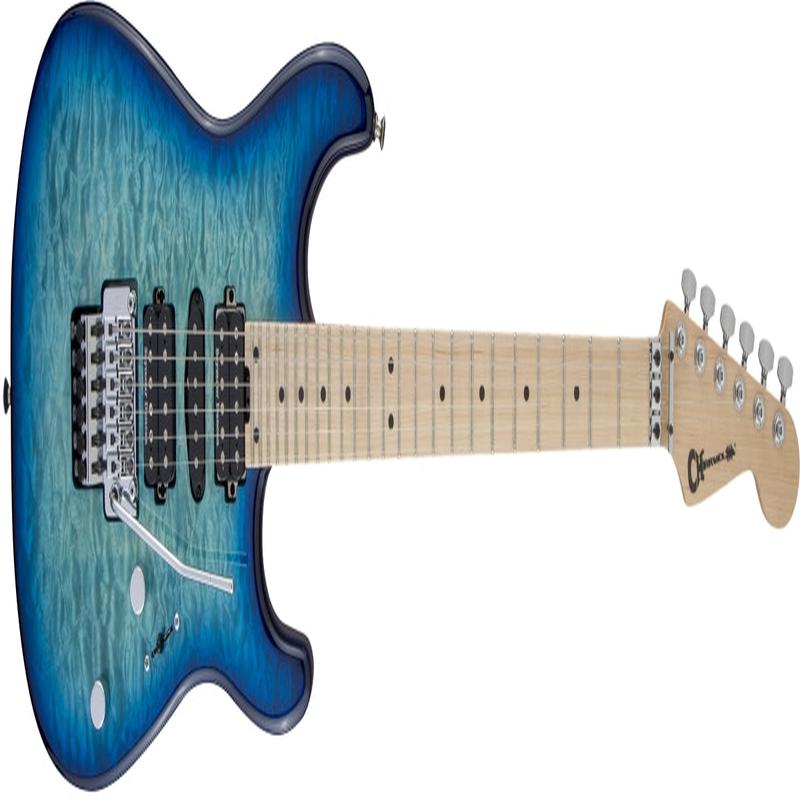 Charvel - MJ San Dimas Style 1 HSH FR M QM - Maple Fingerboard - Caribbean Burst - 292-5434-599