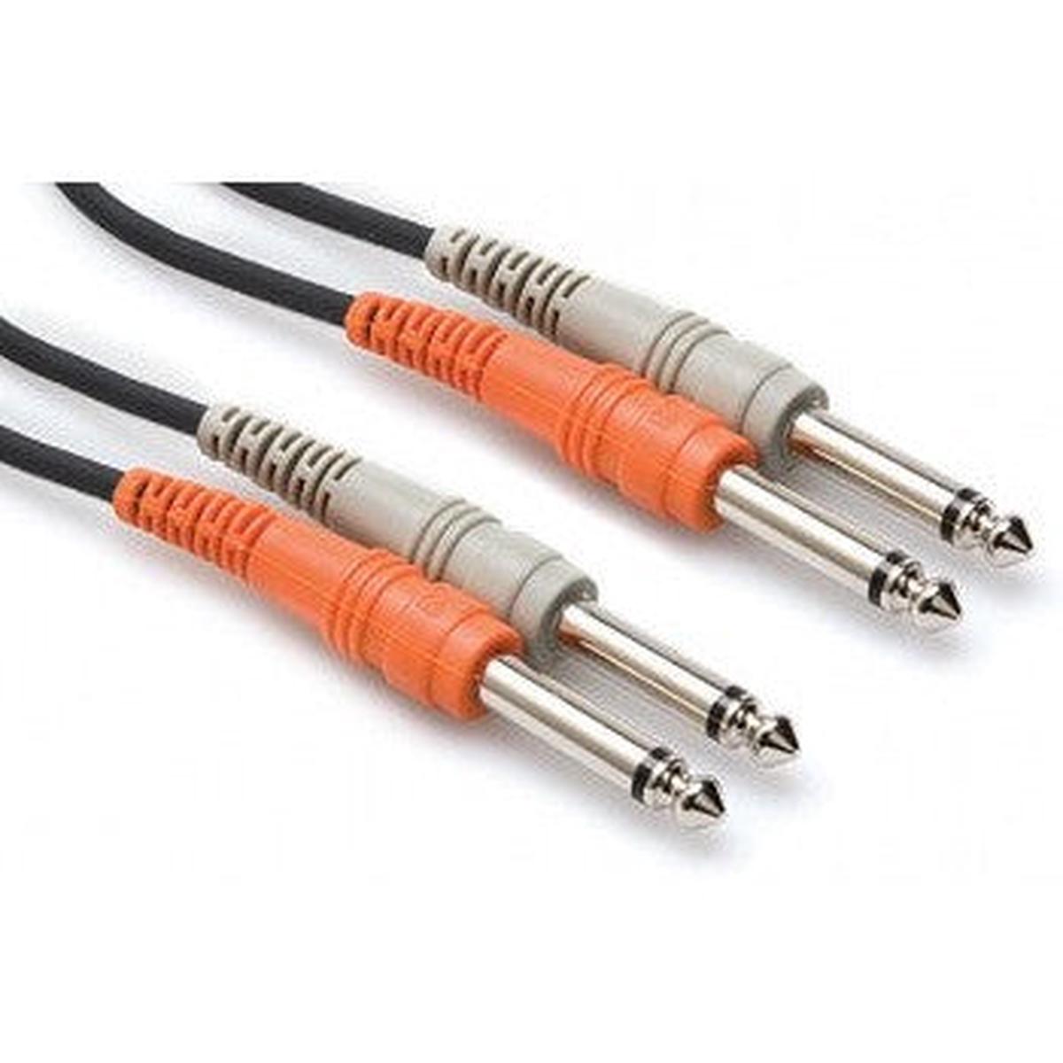 Hosa - CPP-202 Dual 1/4 Inch to Dual 1/4