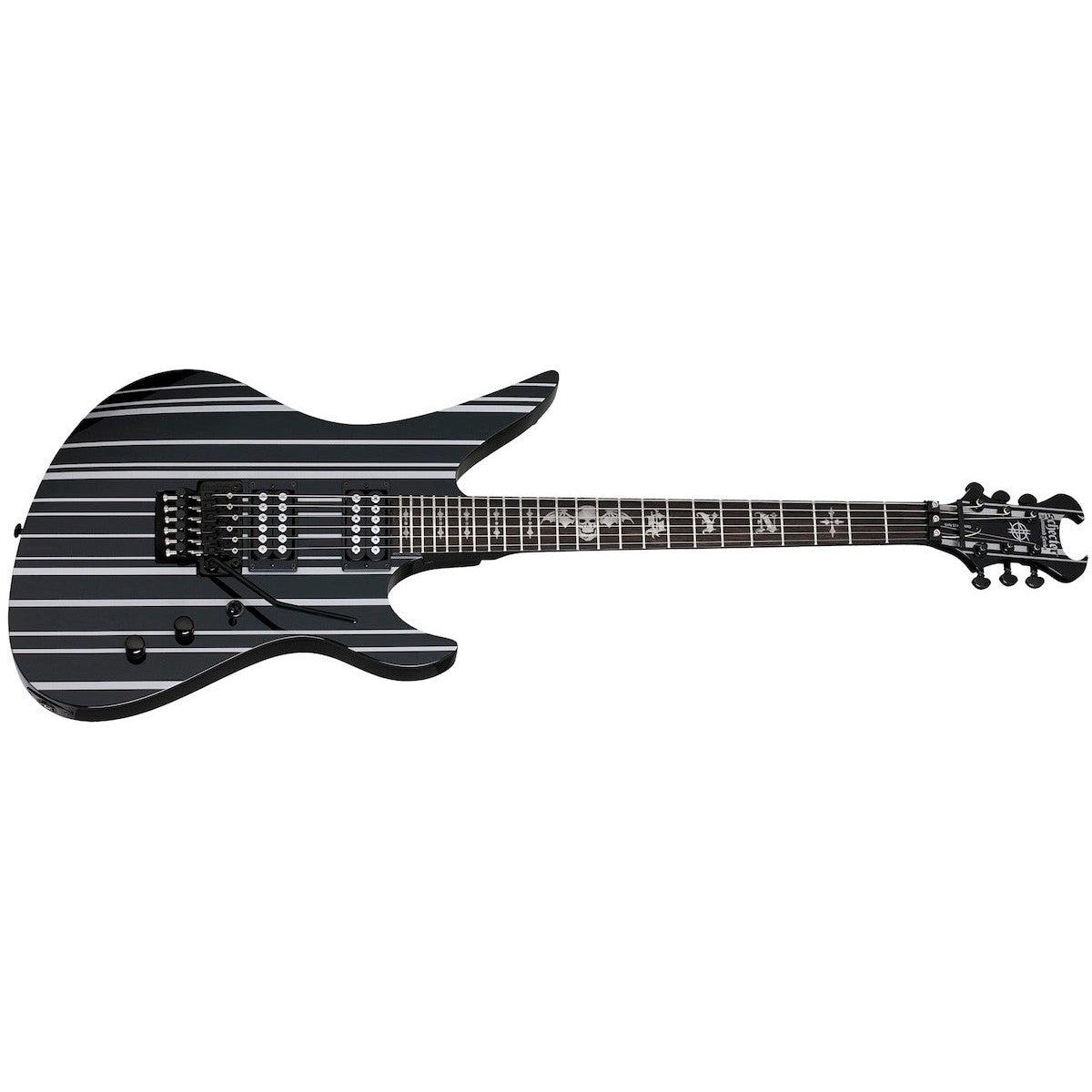 Schecter - Synyster Standard Gloss Black w/Silver Pin Stripes 1739