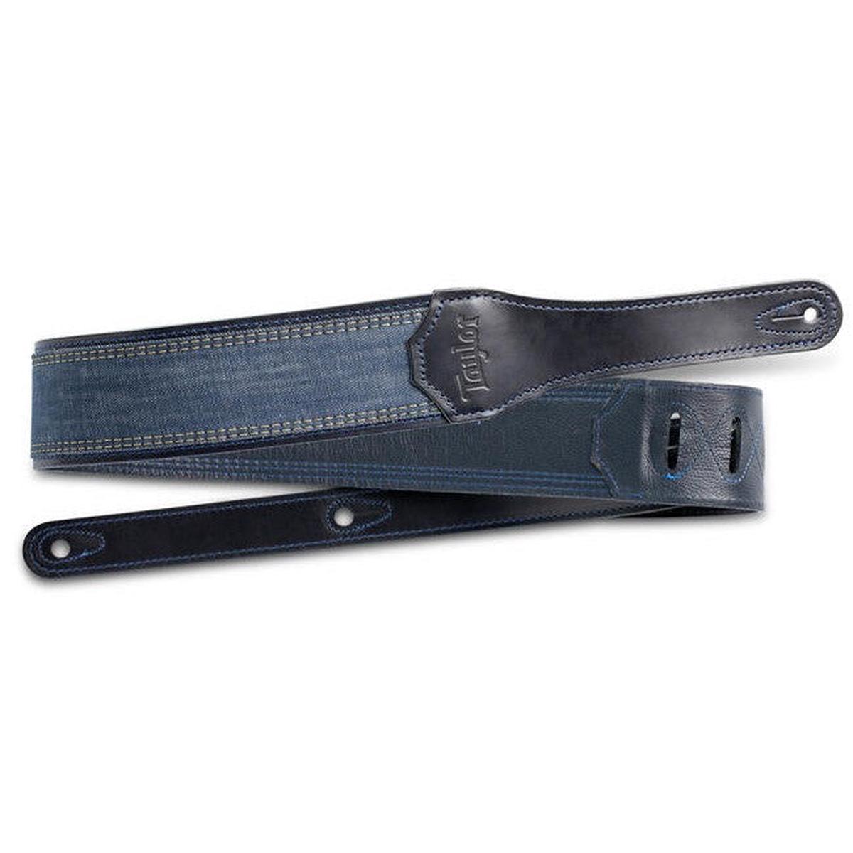 Taylor - Blue Denim 2.5'' Guitar Strap - Navy Edge 4300-25