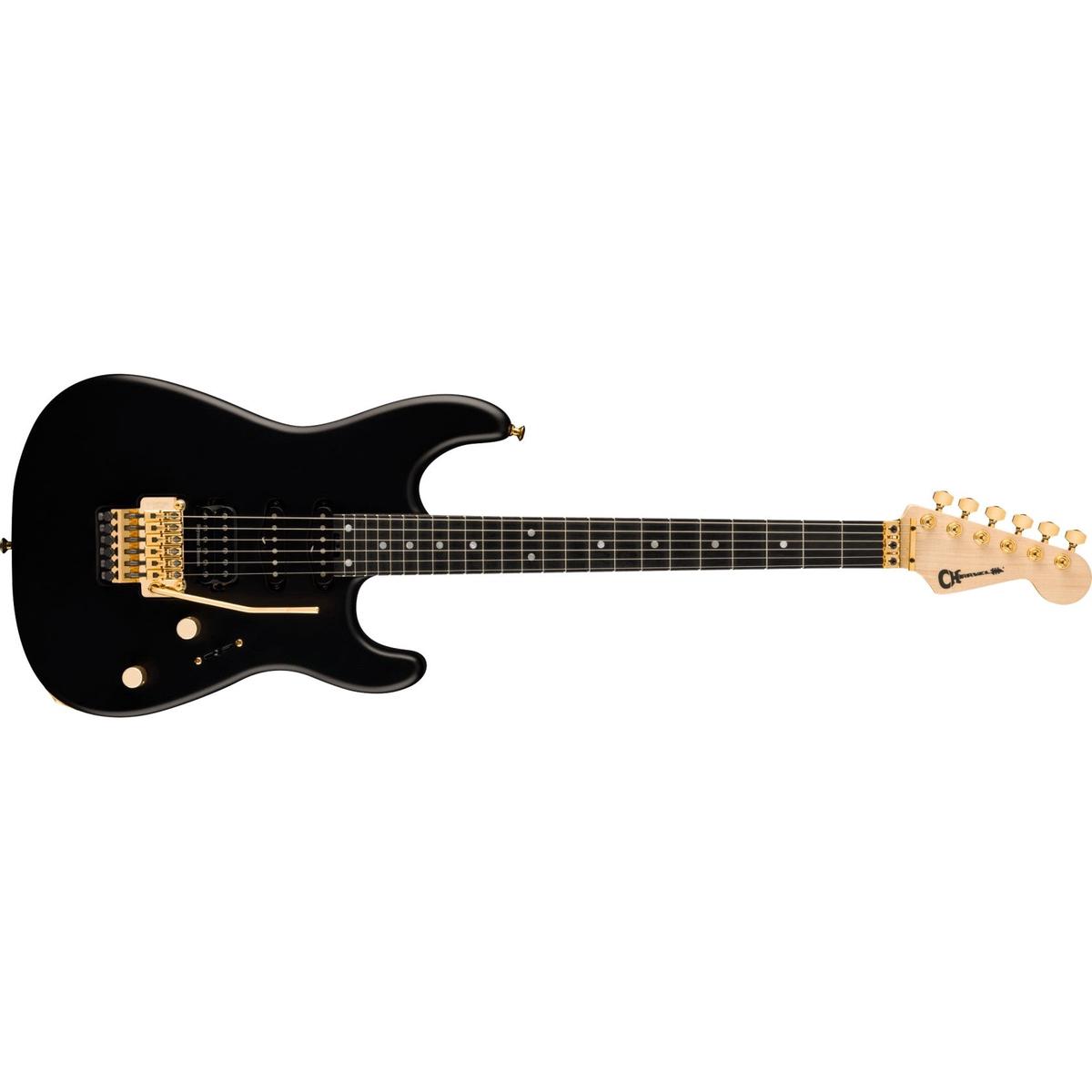 Charvel - MJ San Dimas Style 1 HSS FR E -  Ebony Fingerboard -  Satin Black  - 292-5843-568