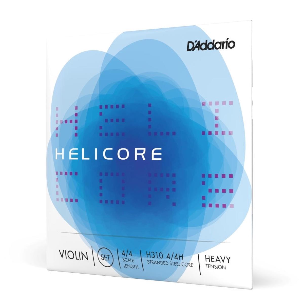 D'Addario - Helicore Violin String Set - 4/4 Scale - Heavy Tension