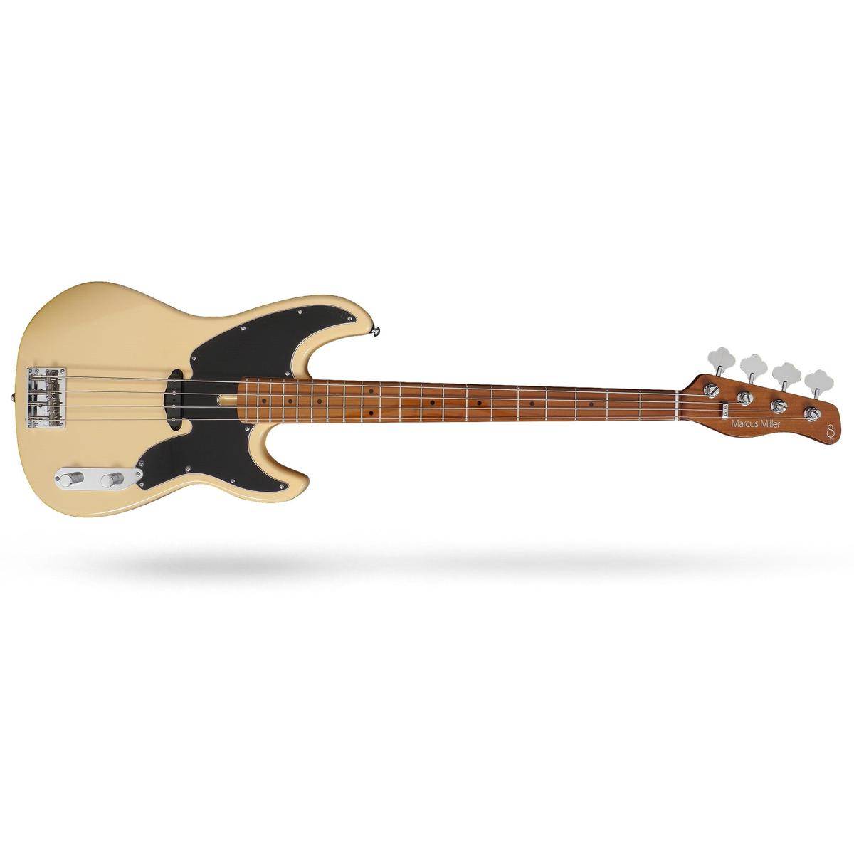 Sire - Marcus Miller D5 Electric Bass, Vintage White - D5-ALDER-4-VWH