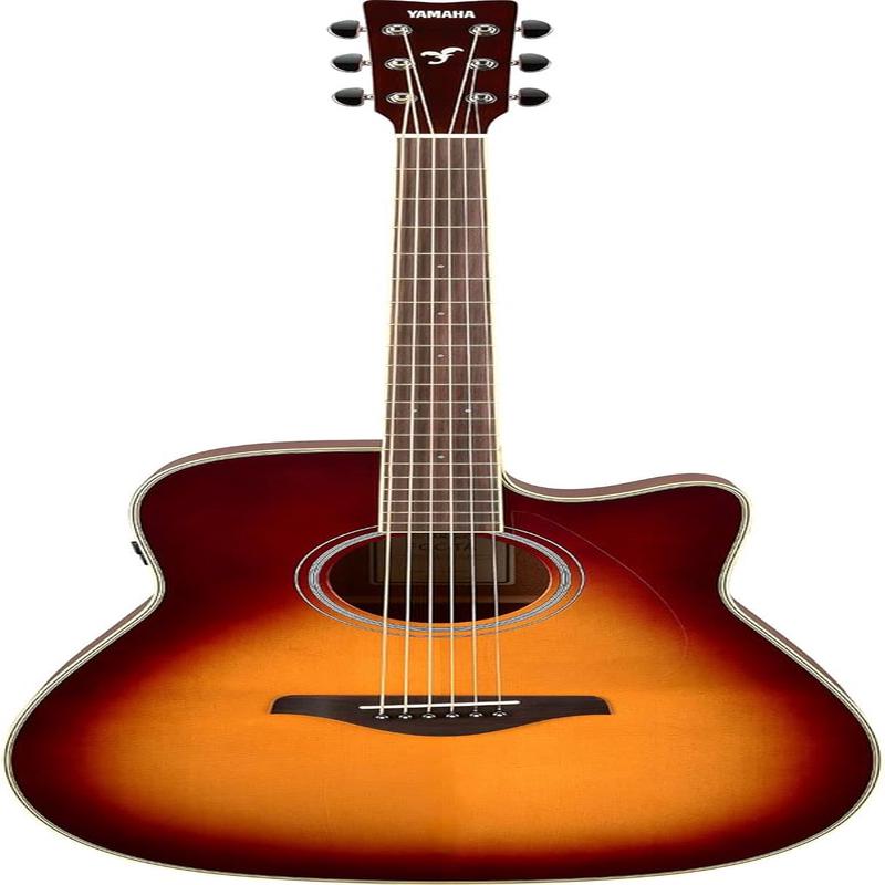 Yamaha - FGC -TA TransAcoustic Cutaway Brown Sunburst