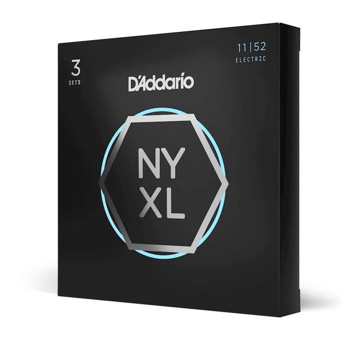 D'Addario - NYXL 11-52 Medium Top / Heavy Bottom 3 Pack