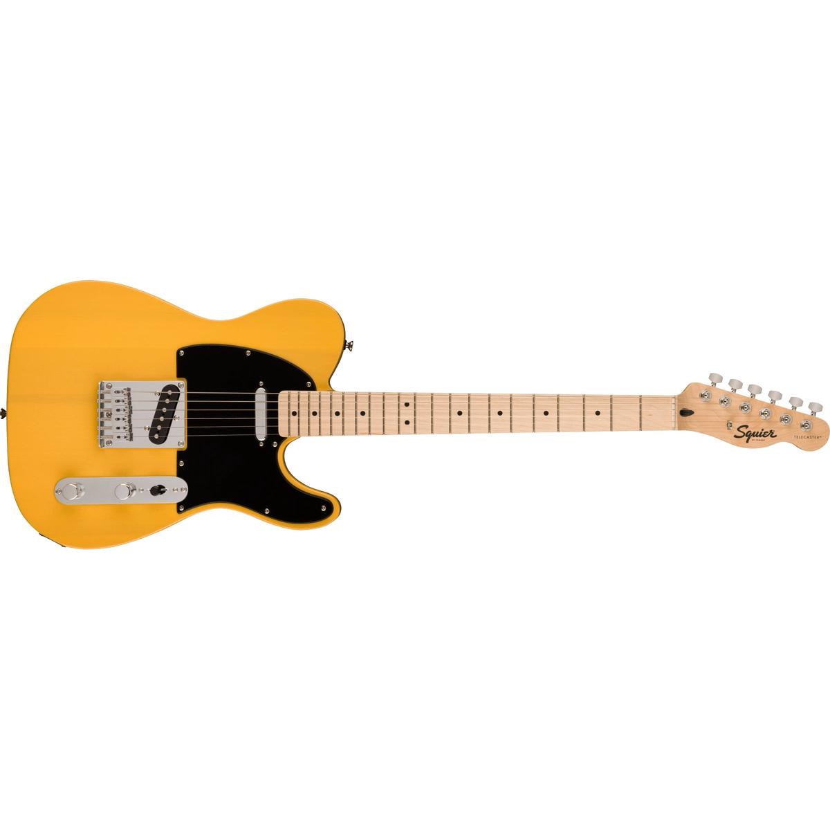 Squier - Squier Sonic Telecaster - Maple Fingerboard - Black Pickguard - Butterscotch Blonde 037-3453-550