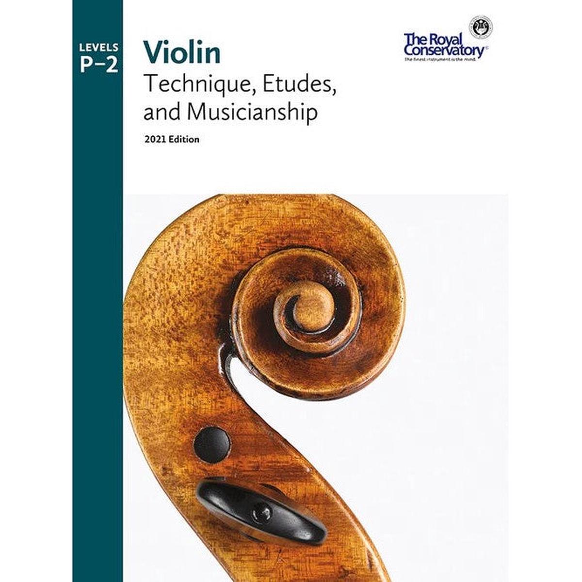 Violin Technique, Etudes, and Musicianship Prep-2, 2021 Edition