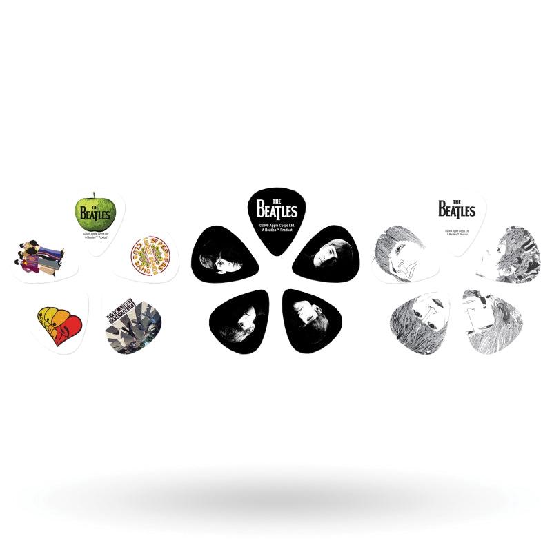 D'Addario Accessories - Beatles Signature Guitar Pick Tins, Stripes   1CAB4-15BT2