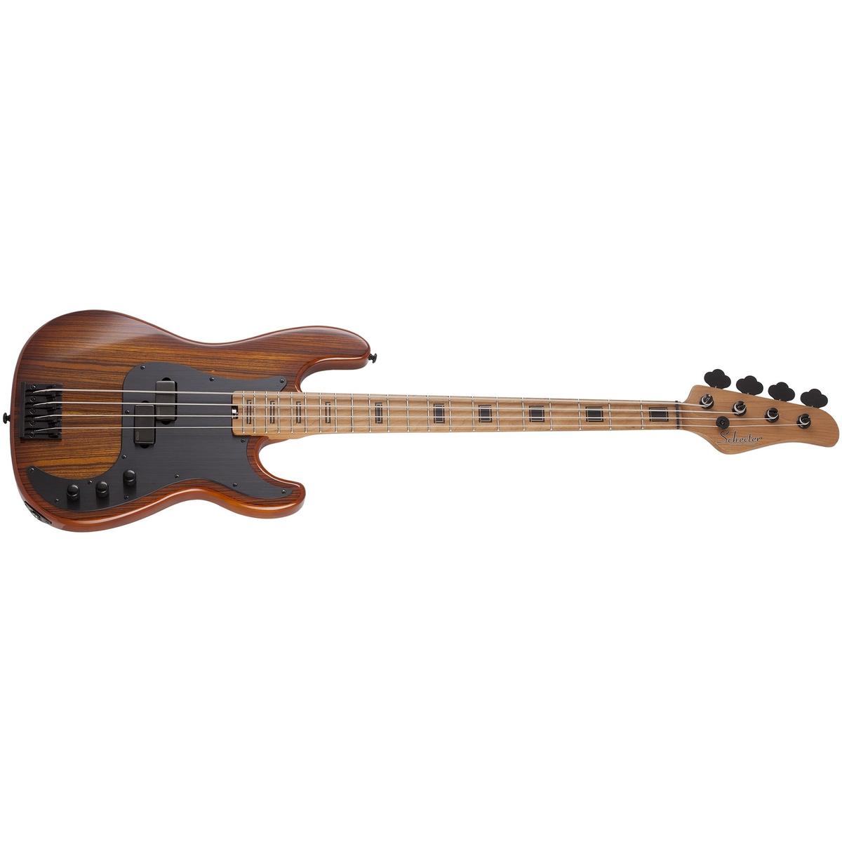 Schecter - P-4 Exotic Electric Bass - Faded Vintage Sunburst - 2927-SHC