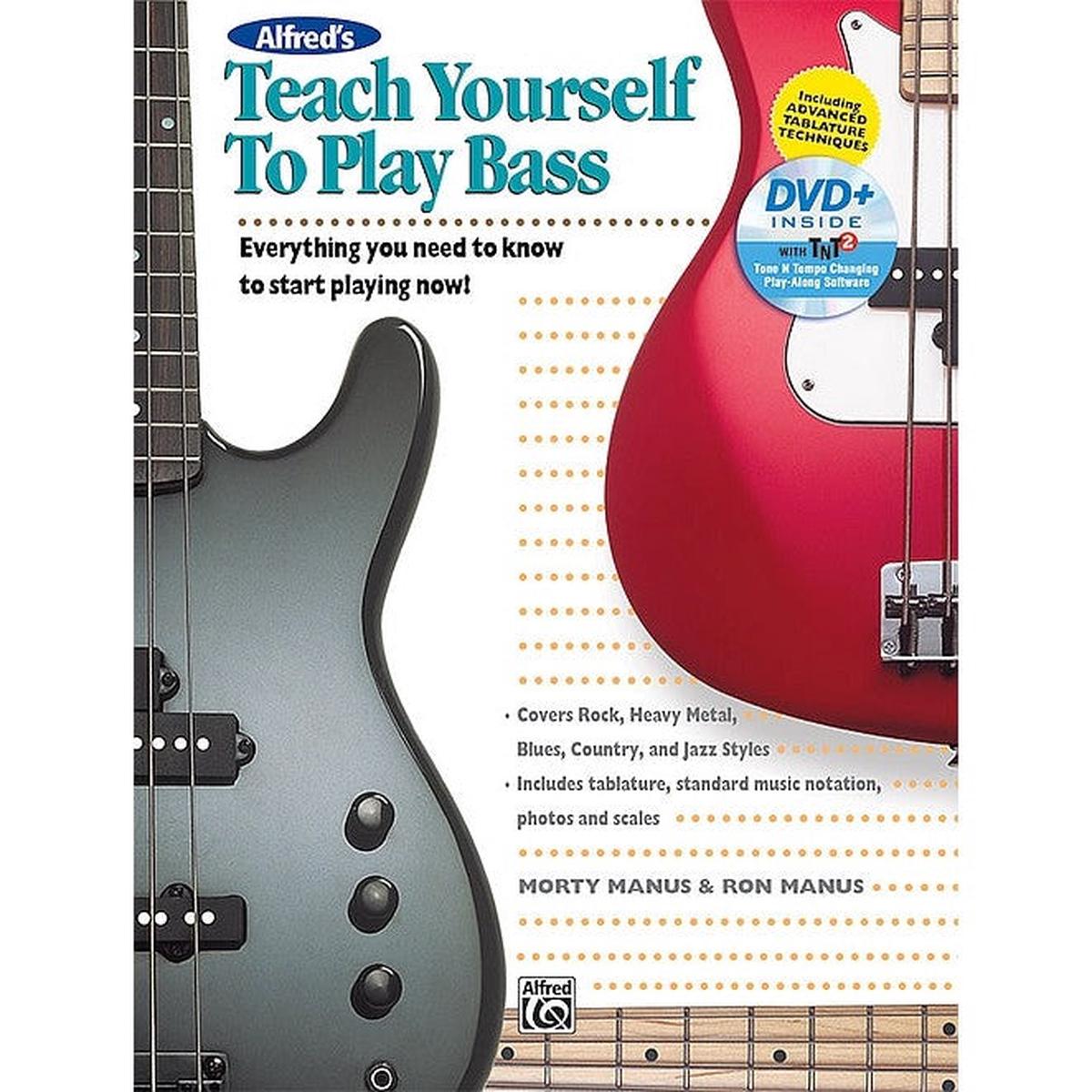 Alfred's Teach Yourself to Play Bass with Online Audio & Video