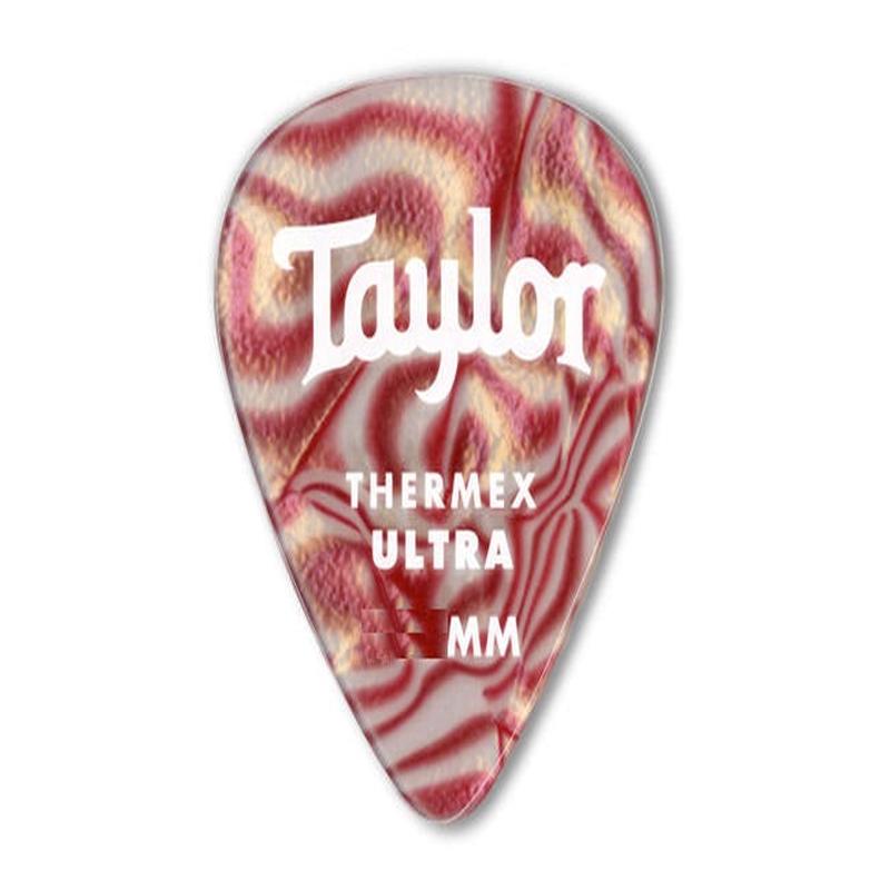 Taylor - Premium 351 Thermex Ultra Guitar Picks Ruby Swirl 1.00mm 6-Pack 70710
