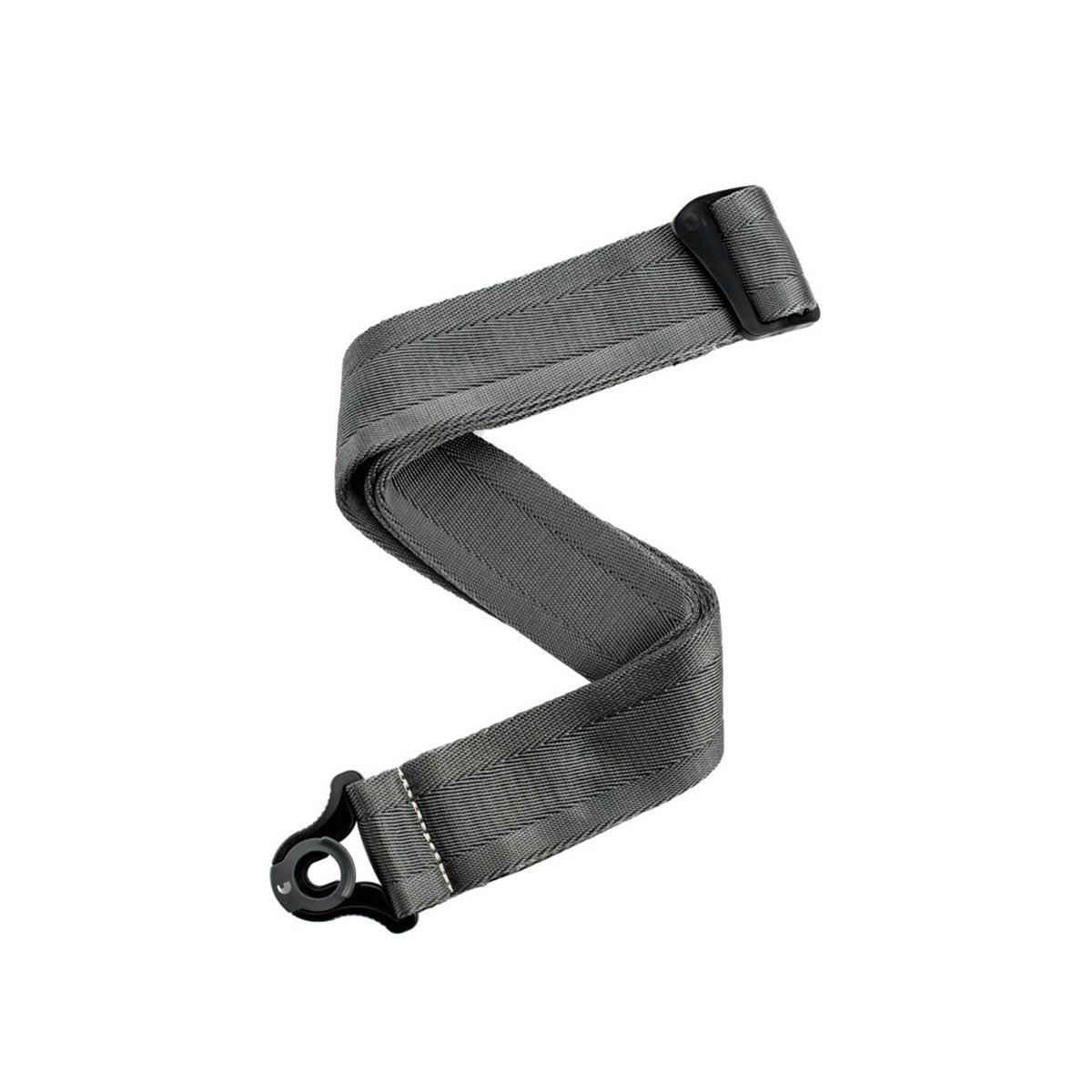 D'Addario Accessories - Auto Lock Guitar Strap   - 50BAL09 - Metal Grey