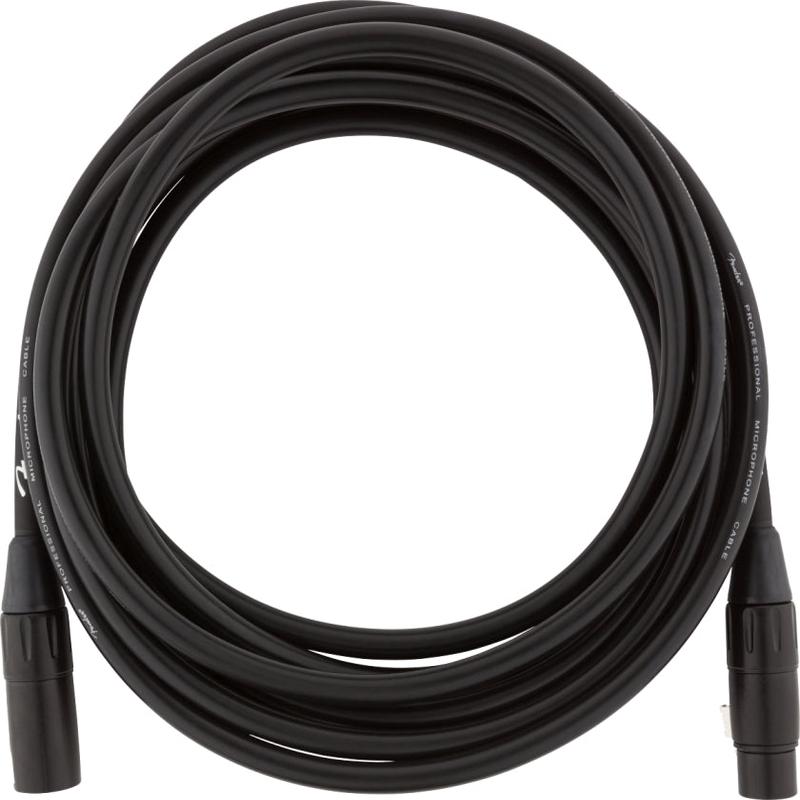 Fender - Professional Series Microphone Cable -15' -Black 099-0820-018