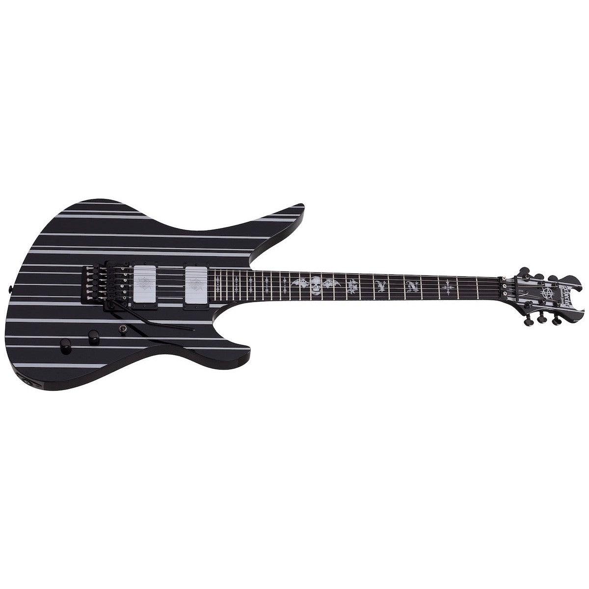 Schecter - Synyster Custom Gloss Black w/Silver Pin Stripes  - 1740