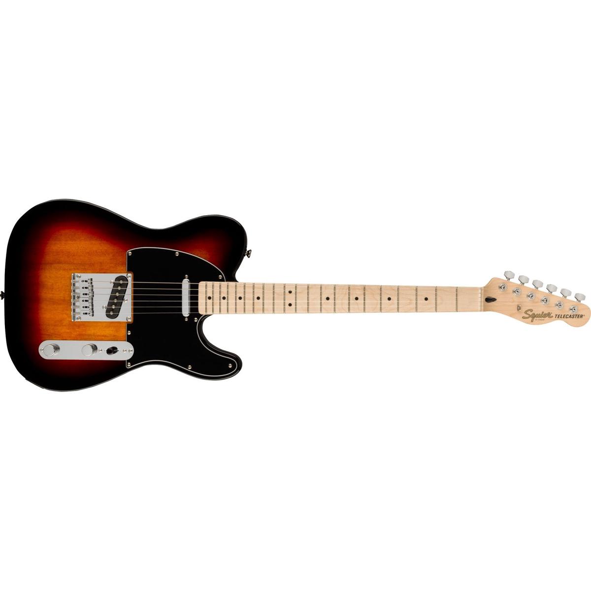 Squier - Affinity Series Telecaster - Maple Fingerboard - Black Pickguard - 3-Color Sunburst 037-8203-500
