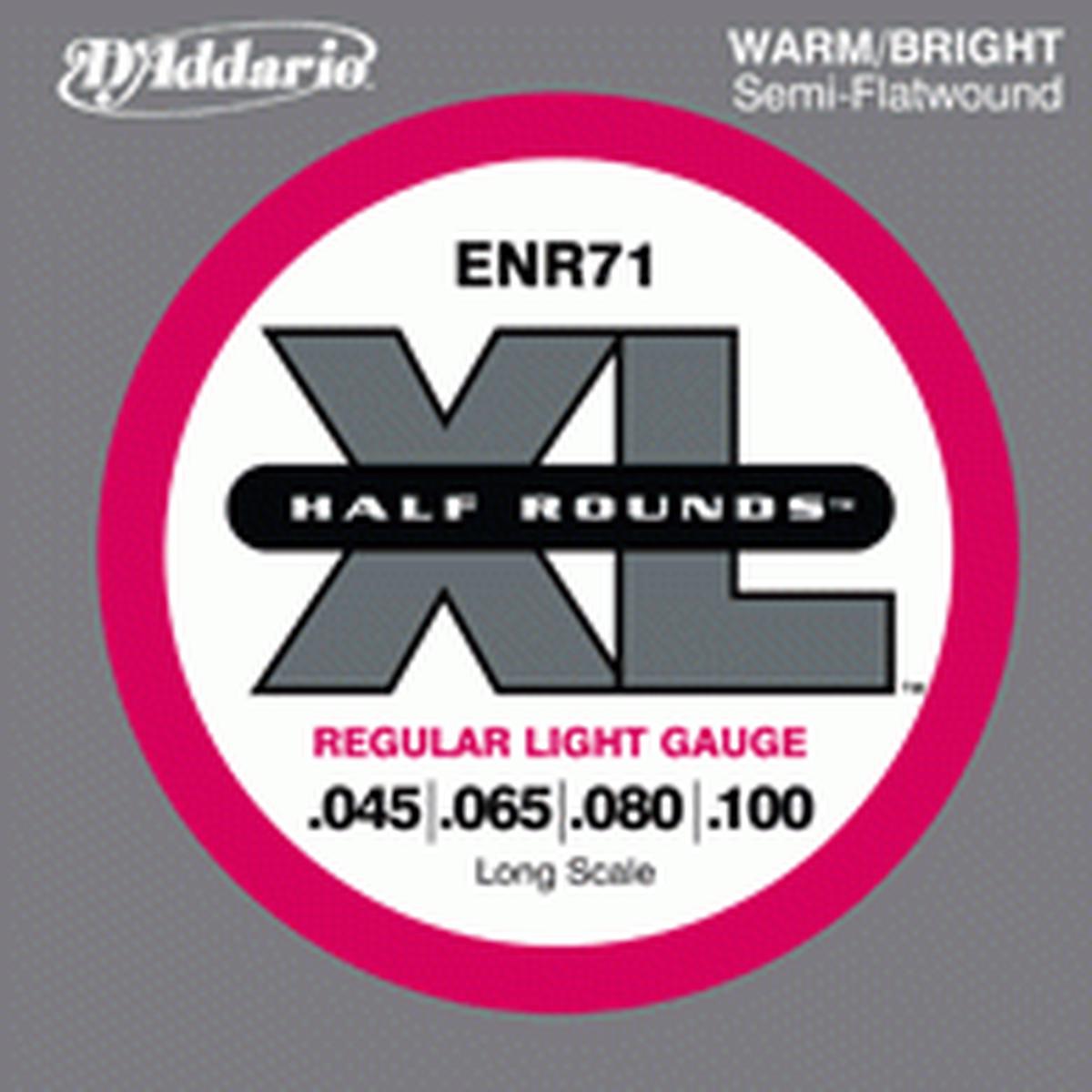 D'Addario - ENR71 Half Rounds 45-100 Long Scale