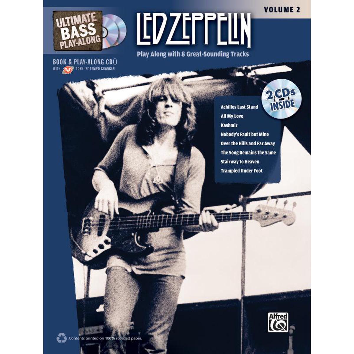 Ultimate Bass Play-Along: Led Zeppelin, Volume 2 - Play Along with 8 Great-Sounding Tracks