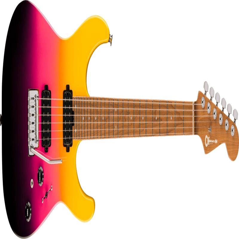 Charvel - Pro-Mod DK24 HH 2PT CM -  Caramelized Maple Fingerboard -  Malibu Sunset  - 296-2411-500