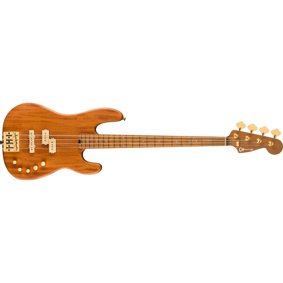 Charvel - Pro-Mod San Dimas Bass PJ IV MAH - Caramelized Maple Fingerboard - Natural Mahogany - 296-3078-557