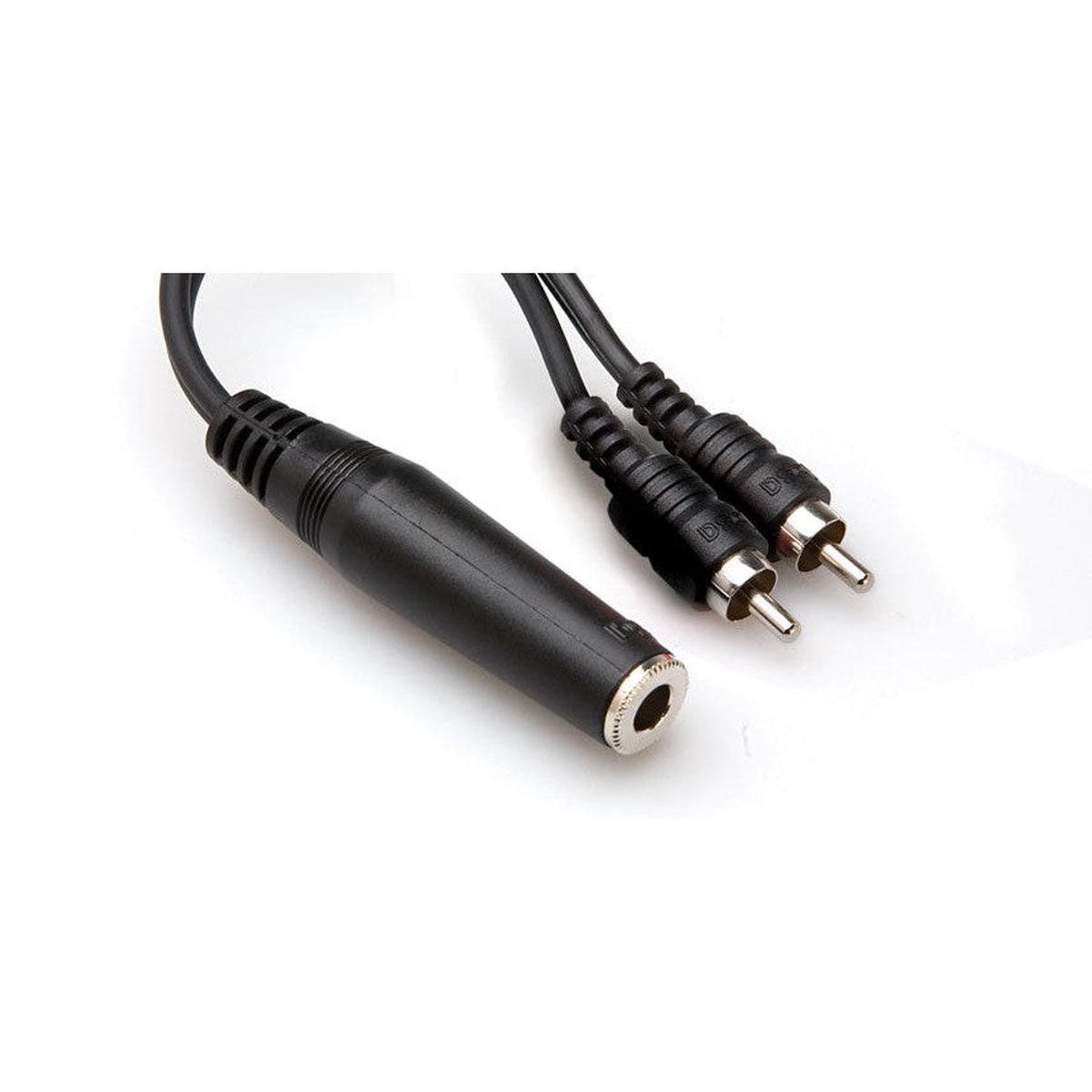 Hosa - YPR-131 1/4F to Dual RCA 6"